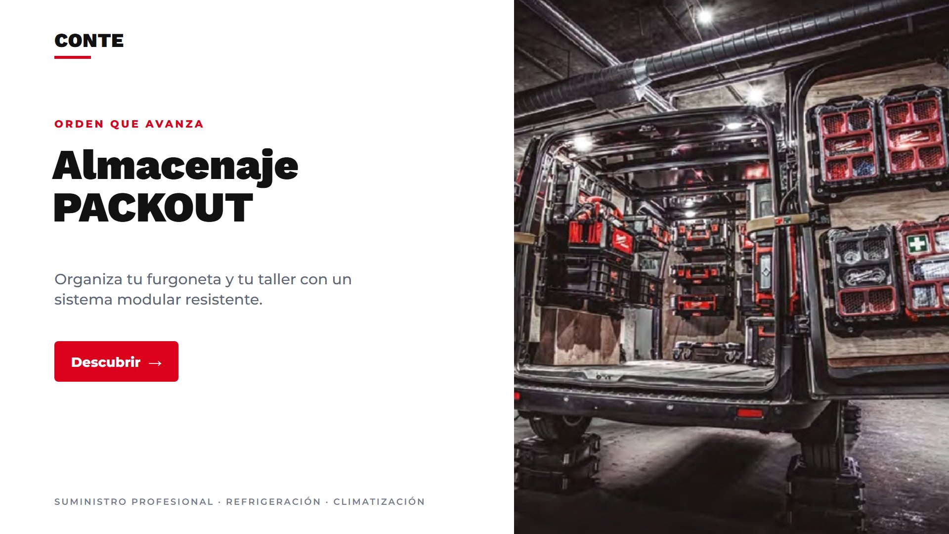 Almacenaje Milwaukee PACKOUT