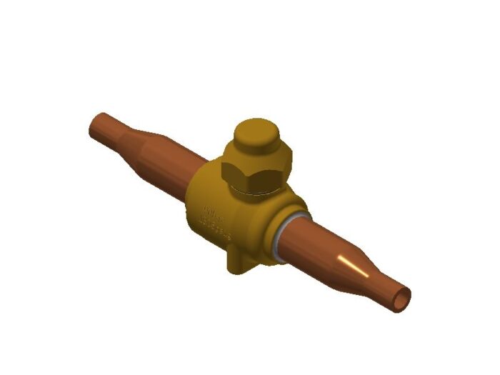 Válvula bola s/obus para CO2 1/4" Danfoss