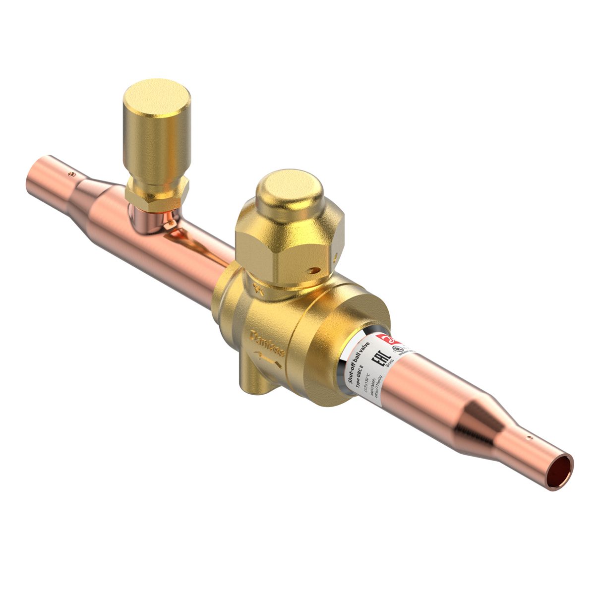 Válvula bola c/obus 1/4" 49BAR GBC 6S e Danfoss