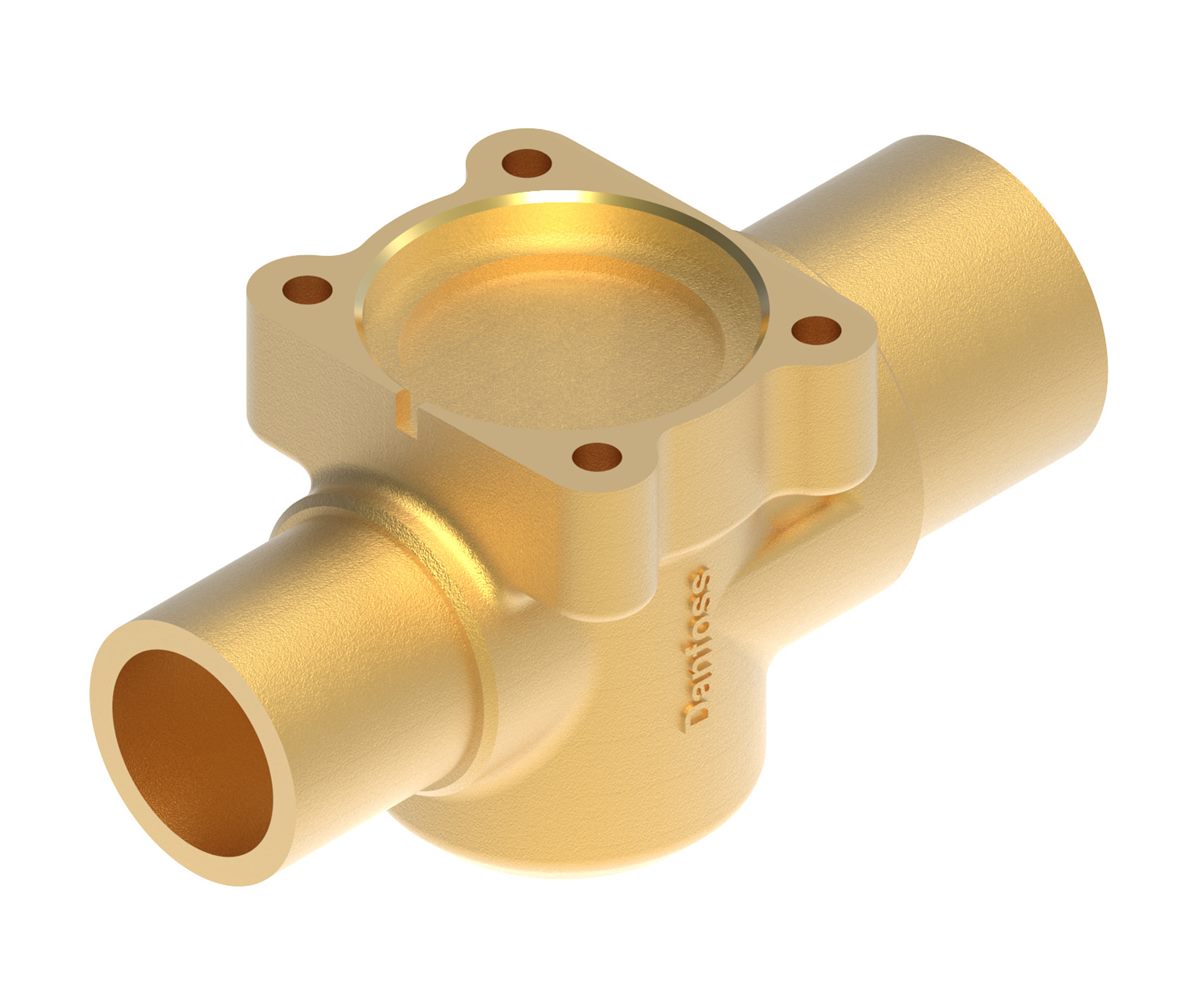Cuerpo válvula TE/TQ55 paso recto Danfoss