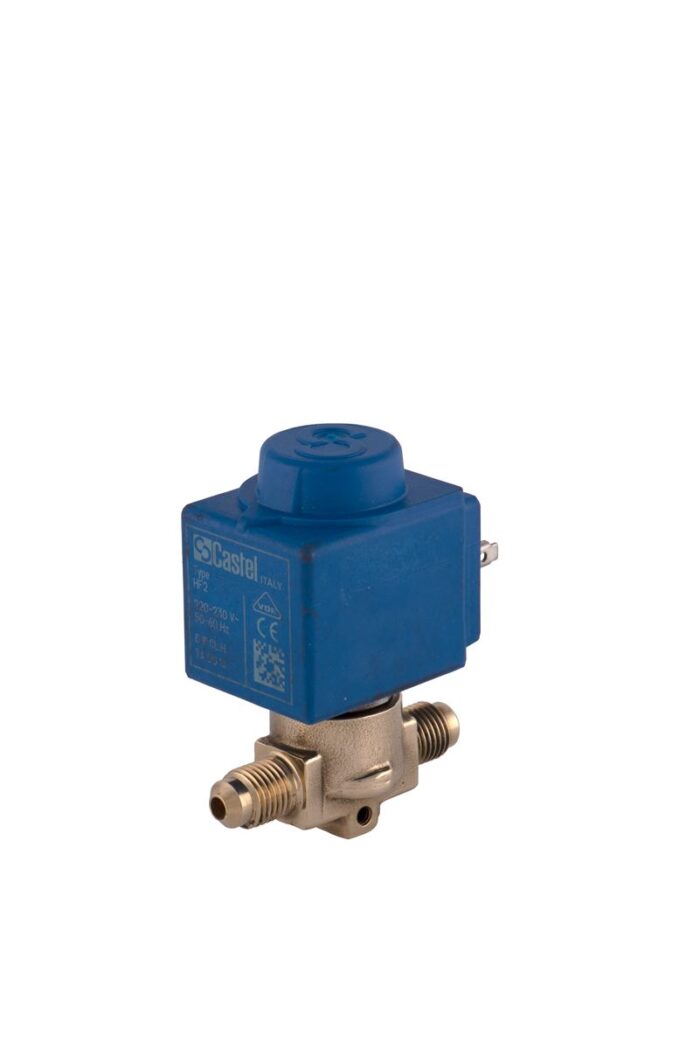 Válvula solenoide 1/4" 220V A2L c/bobina HF2 Castel