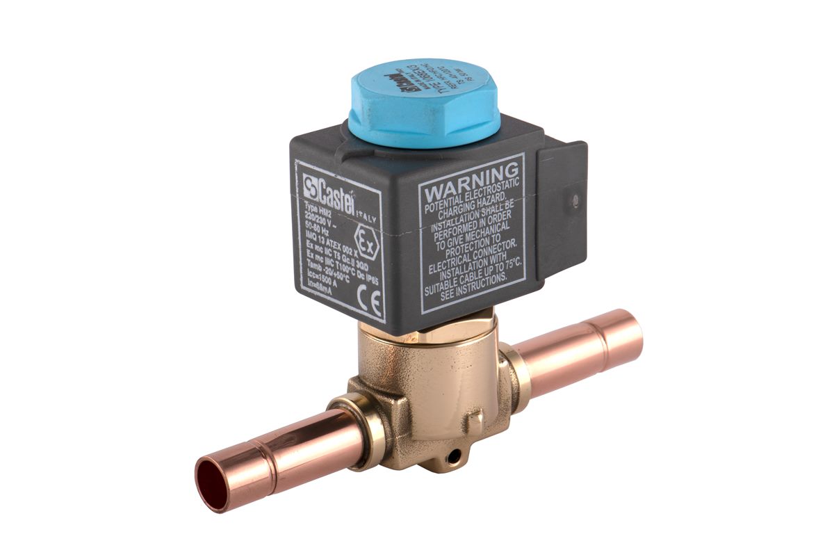 Válvula SOLE 1/2"SOLDAR 220V A2L c/bobina HF2 Castel