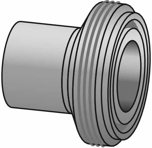 Adaptador rotolock (1-3/4" ROT, 1-1/8"ODF) Danfoss