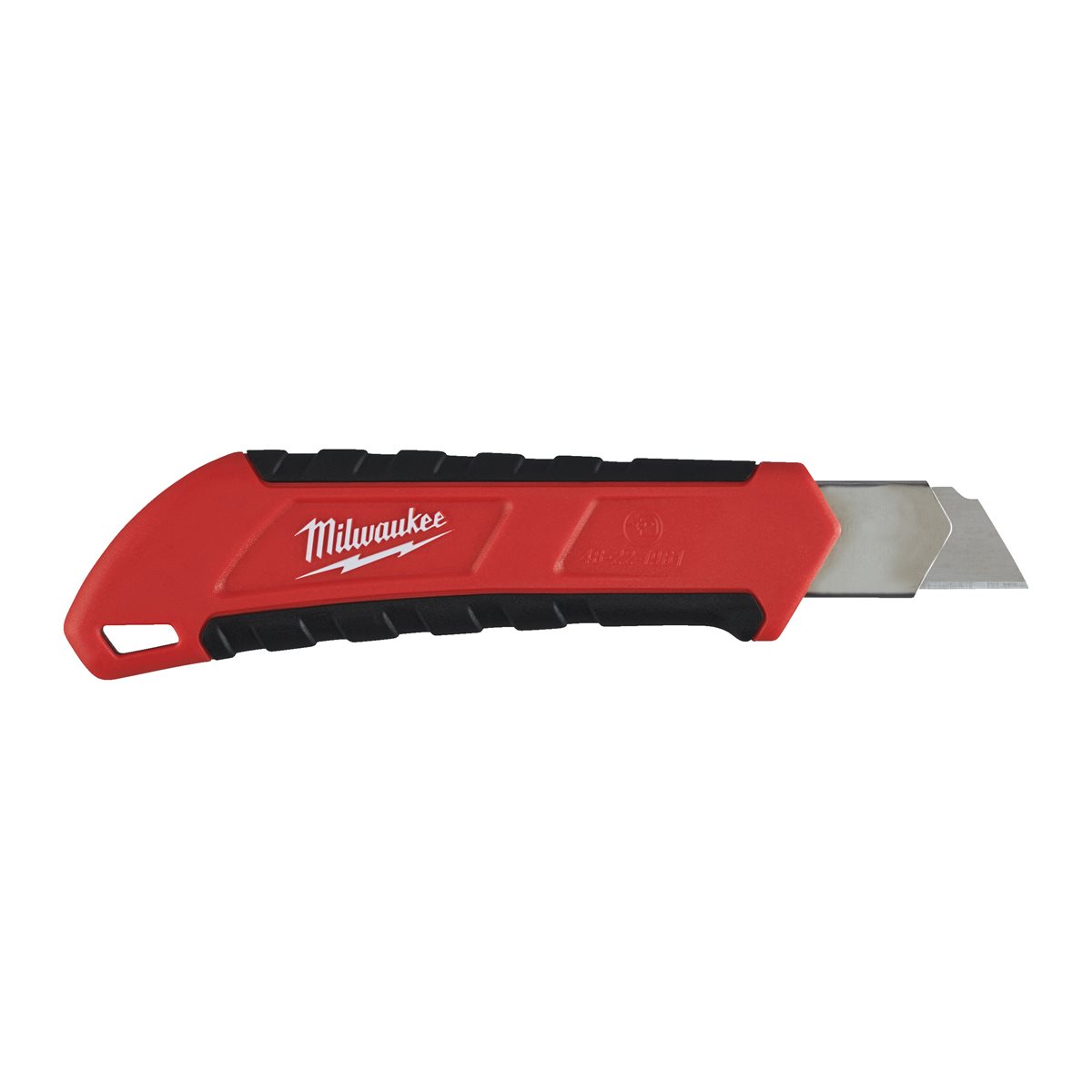 Cúter 18mm con rueda de bloqueo + blíster de 10 cuchillas de repuesto Milwaukee