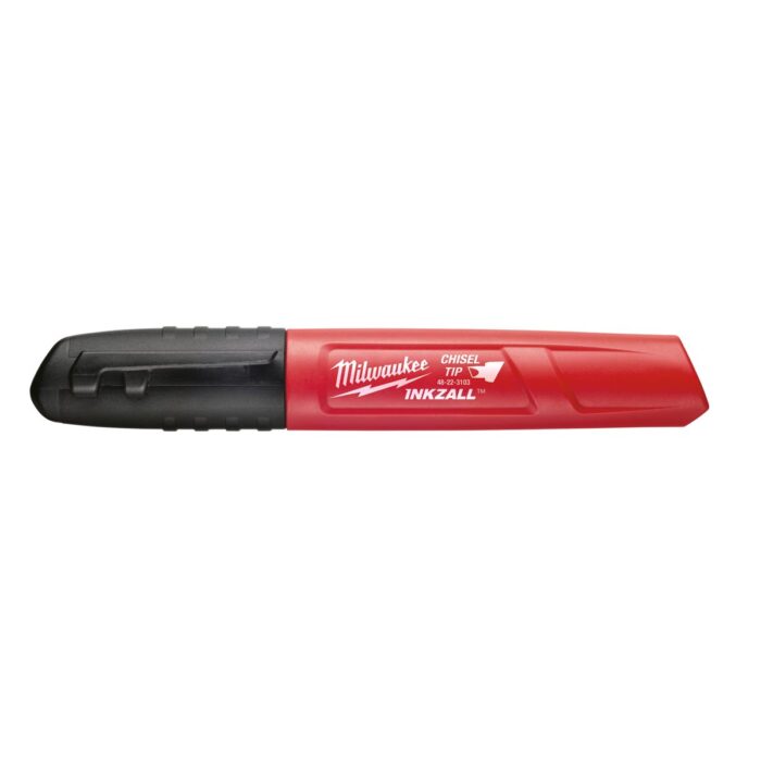 Marcador con punta cincelada negro 4,5mm Milwaukee