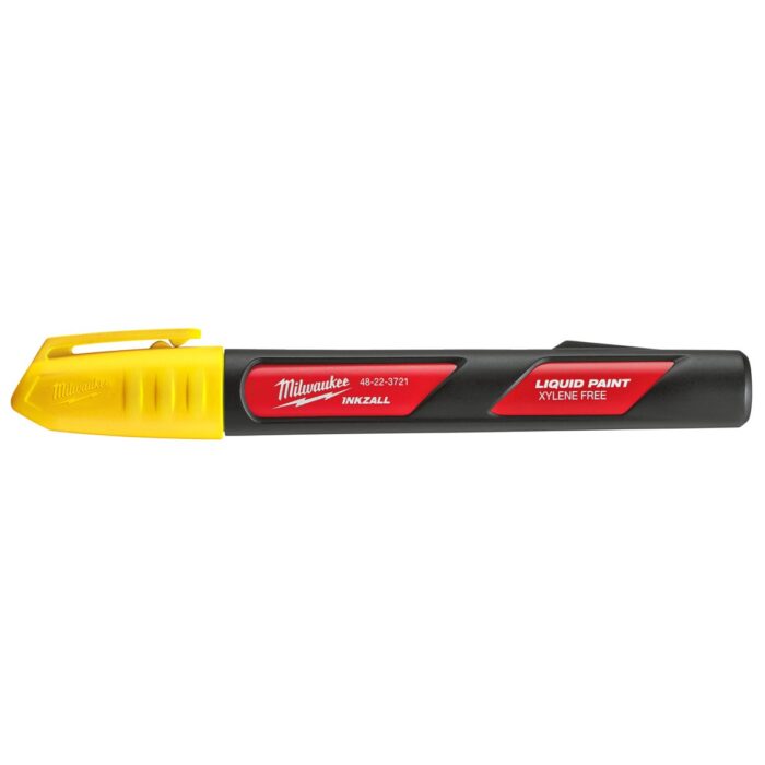 Marcador líquido amarillo (pedir en múltiplos de 12uds) Milwaukee