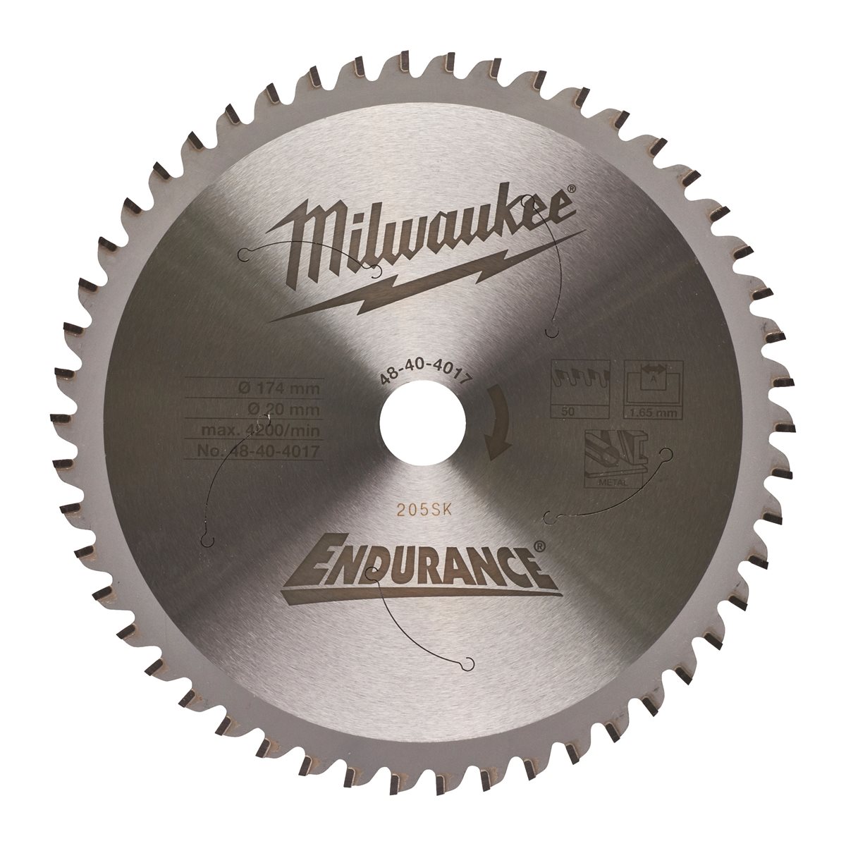 Disco sierra circular HD28MS 174X20X1.65 50Z Milwaukee