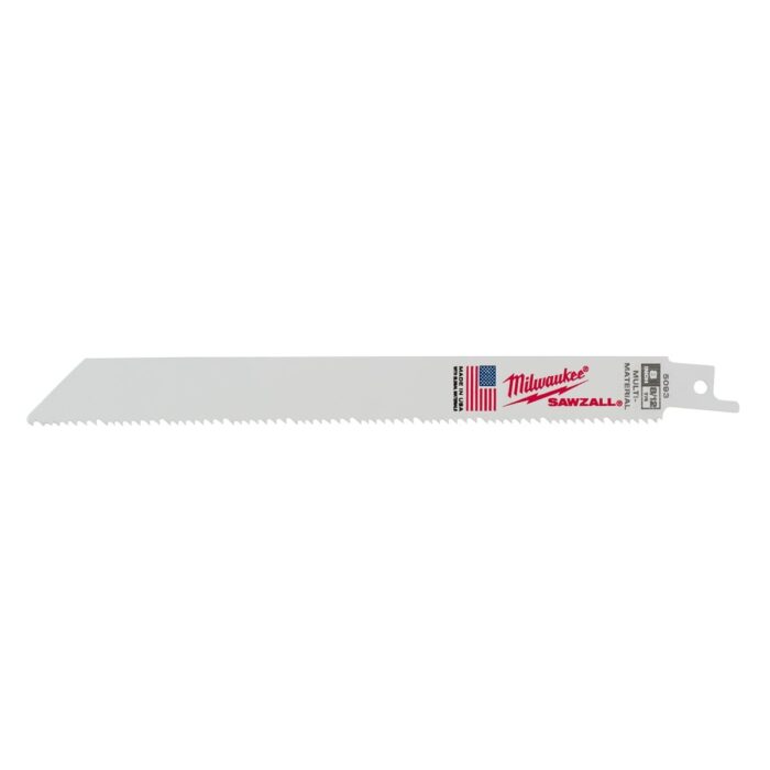 Hoja de sable UNIVERSAL 200mm 8/12Tpi - 5uds Milwaukee