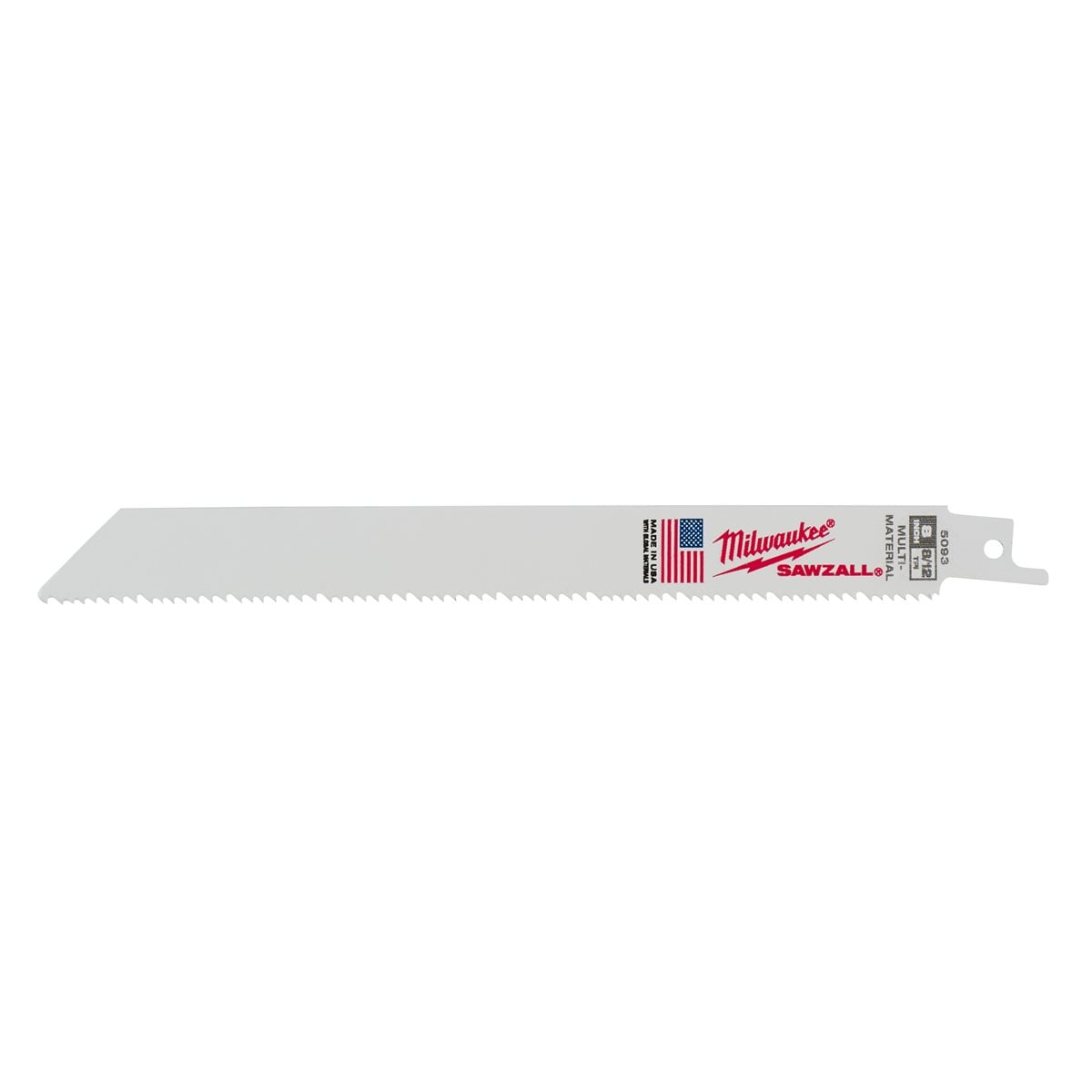 Hoja de sable UNIVERSAL 200mm 8/12Tpi - 5uds Milwaukee