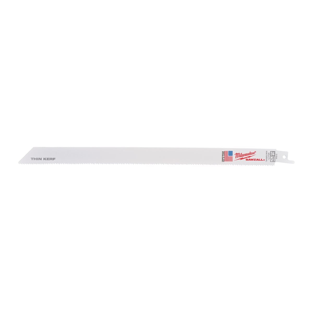 Hoja Sable UNIVERSAL Metal, Madera y Plástico 300mm 10/14Tpi - 5uds Milwaukee
