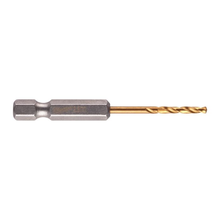 Broca RED HEX Shockwave™ HSS-G Tin 2,5mm - 2uds Milwaukee