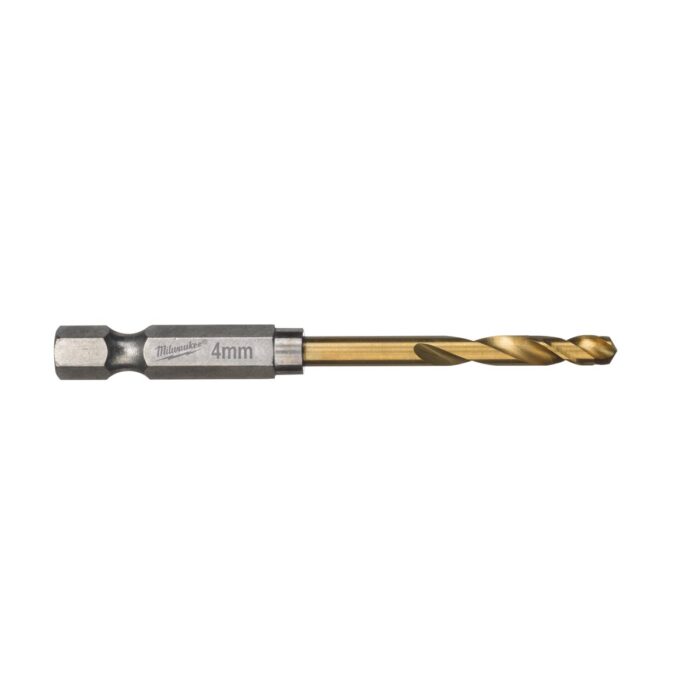 Broca RED HEX Shockwave™ HSS-G Tin 4mm - 2uds Milwaukee