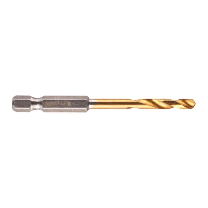 Broca RED HEX Shockwave™ HSS-G Tin 4,5mm Milwaukee