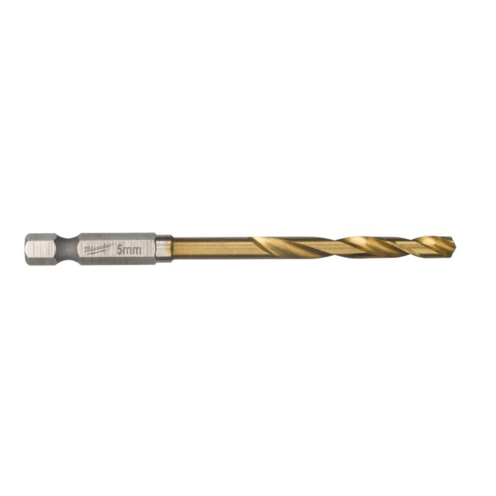Broca RED HEX Shockwave™ HSS-G Tin 5mm Milwaukee