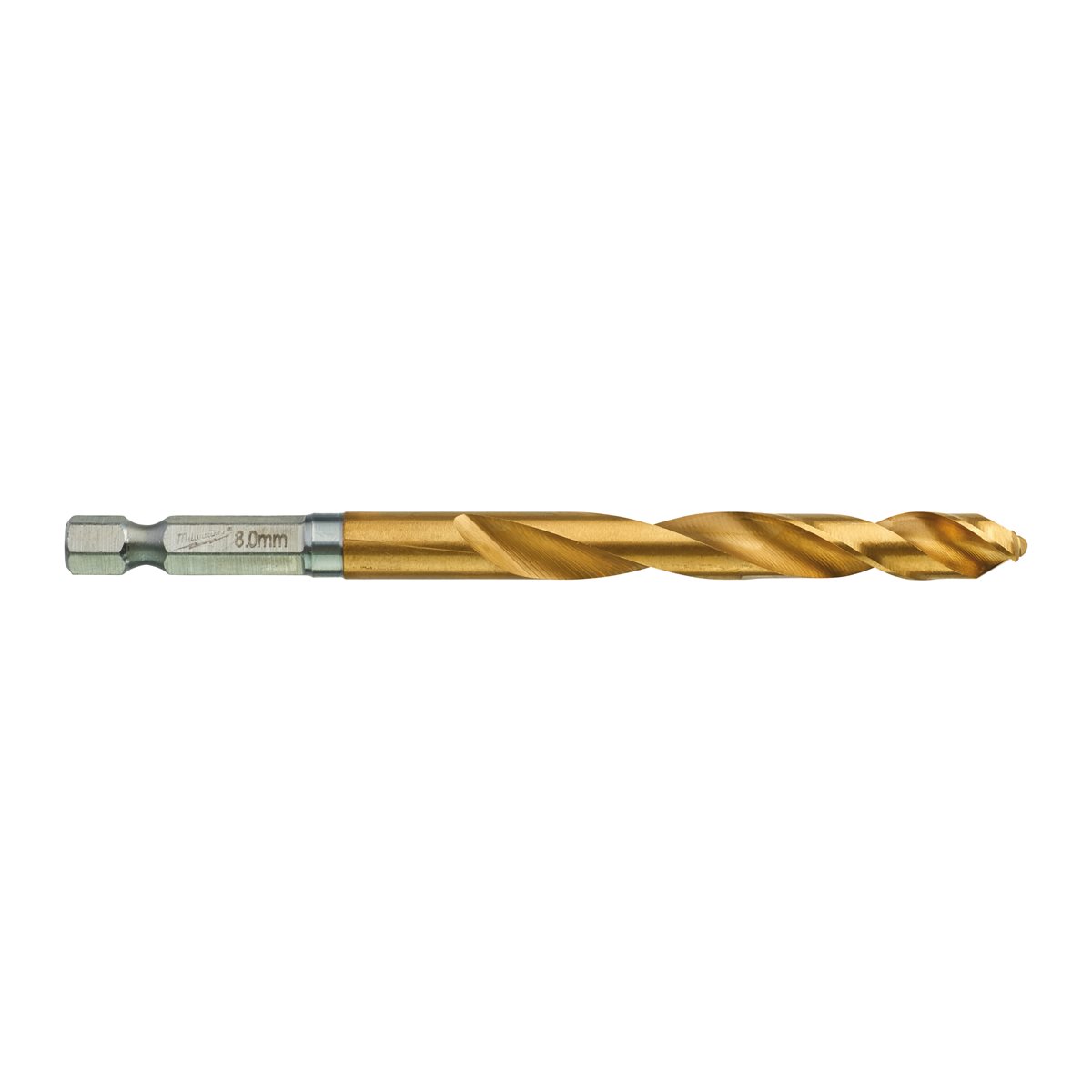 Broca RED HEX Shockwave™ HSS-G Tin 8mm Milwaukee