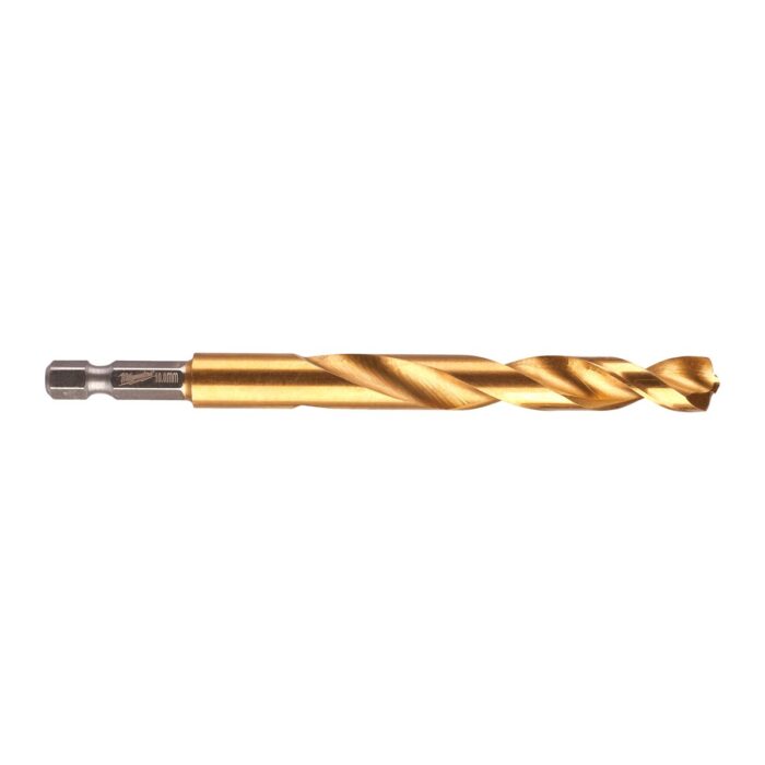 Broca RED HEX Shockwave™ HSS-G Tin 10mm Milwaukee