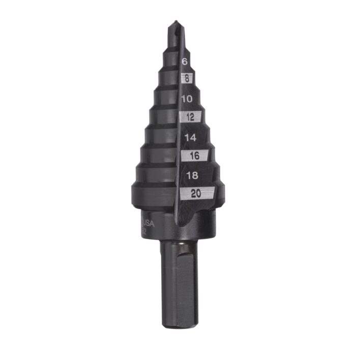 Broca escalonada 4 a 20mm - paso de 2mm Milwaukee