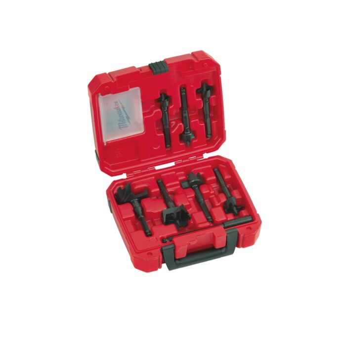 Estuche 7 piezas selfeed madera Milwaukee