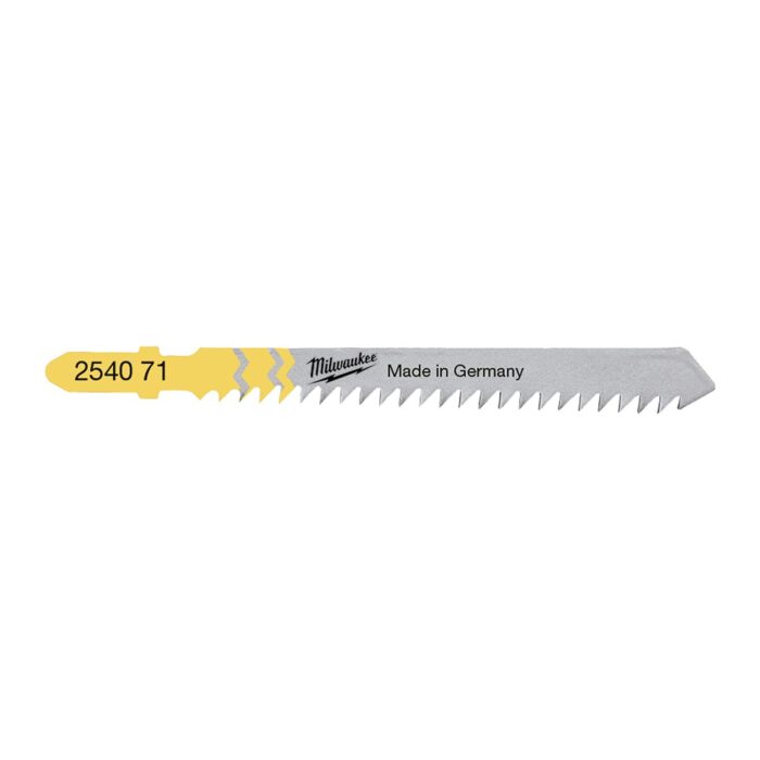 Segueta para Madera y plástico 75mm paso 3mm - 5uds Milwaukee