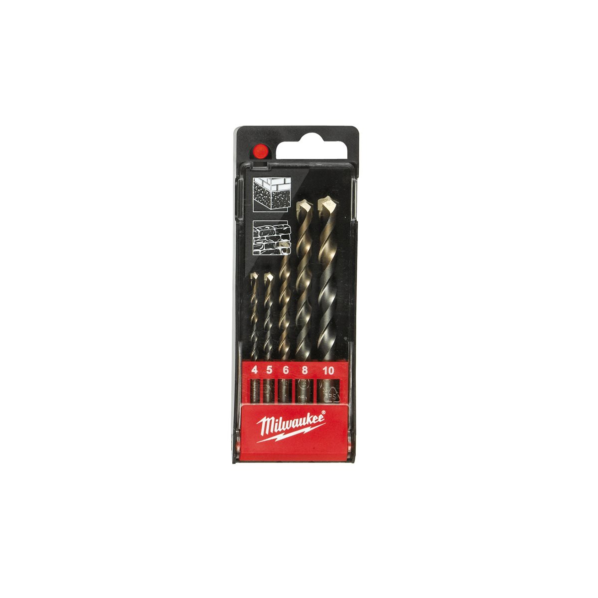 Estuche de super brocas hormigon 5 piezas Milwaukee