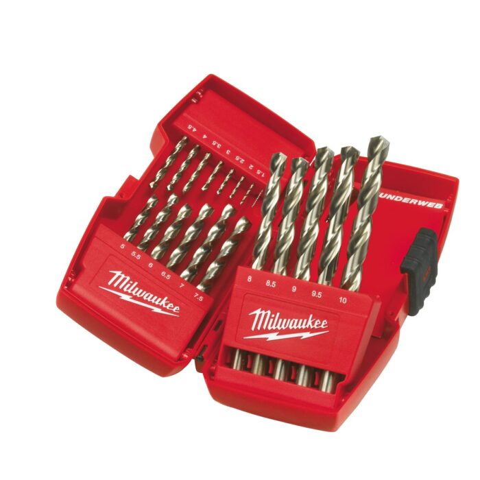 Estuche 19 brocas metal thunderweb Milwaukee