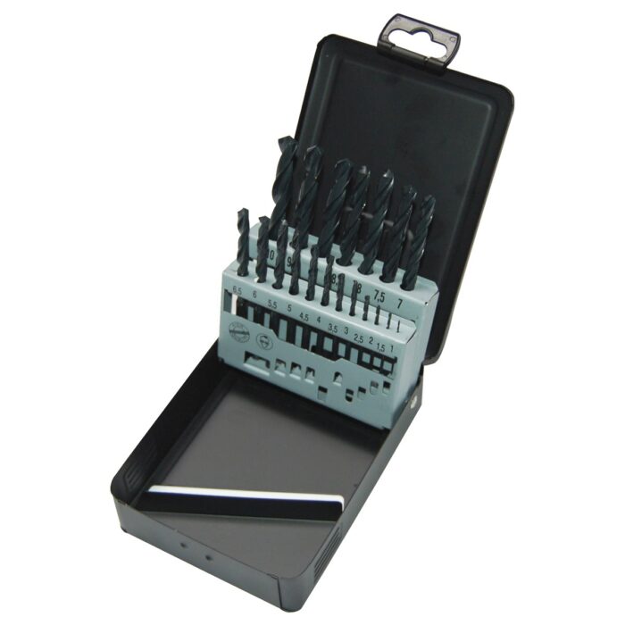 Estuche metálico de brocas HSS-R (19-piezas) Milwaukee
