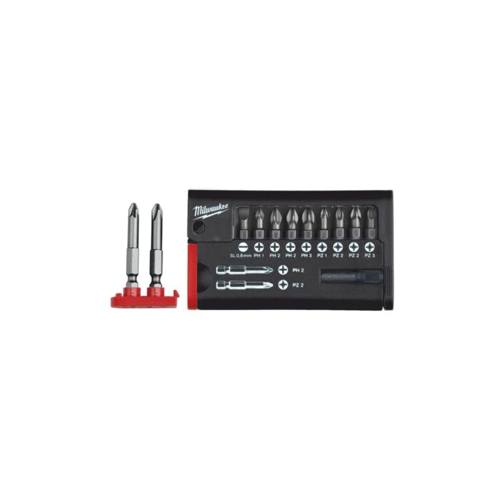 Estuche de puntas compacto de 12 piezas Milwaukee