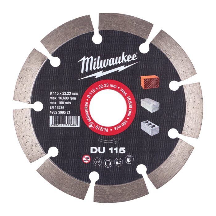 Disco diamante GENERAL OBRA - DU 115mm Milwaukee