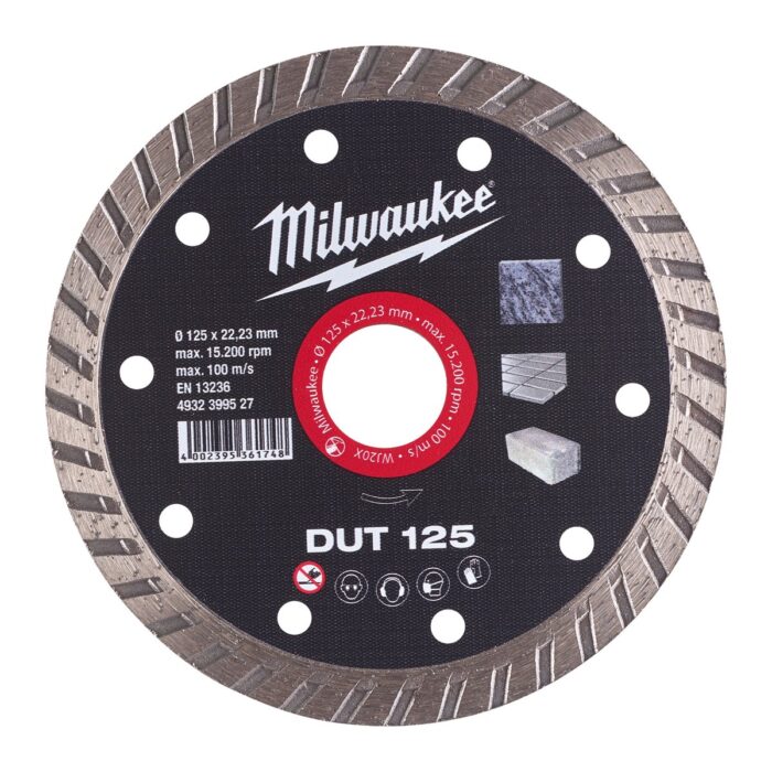 Disco diamante TURBO - DUT 125mm Milwaukee