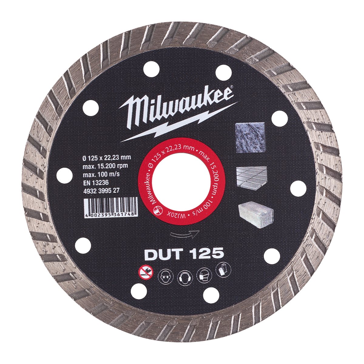 Disco diamante TURBO - DUT 125mm Milwaukee