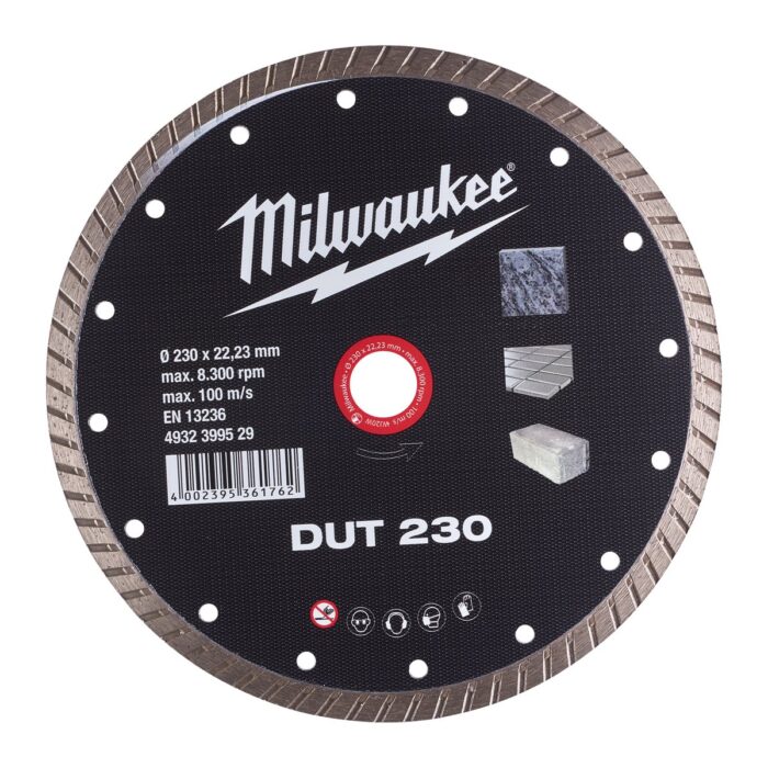 Disco diamante TURBO - DUT 230mm Milwaukee