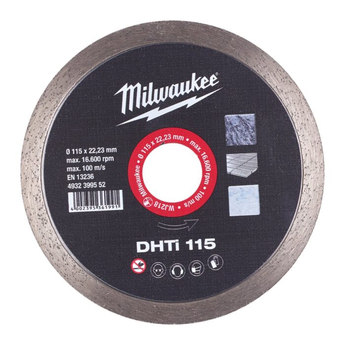 Disco diamante CONTINUO - DHTi 115mm Milwaukee