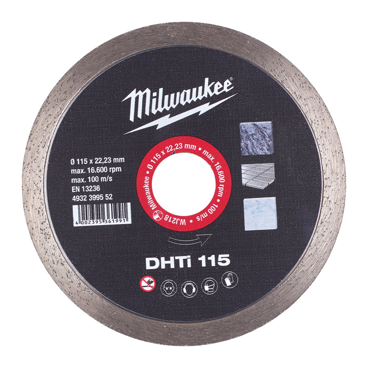 Disco diamante CONTINUO - DHTi 115mm Milwaukee