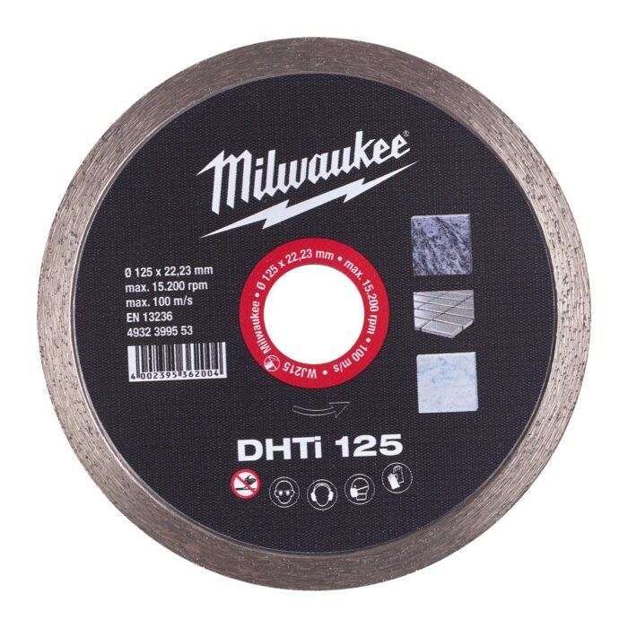 Disco diamante CONTINUO - DHTi 125mm Milwaukee