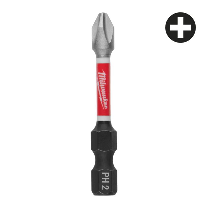 Punta Shockwave PH2 x50mm Milwaukee