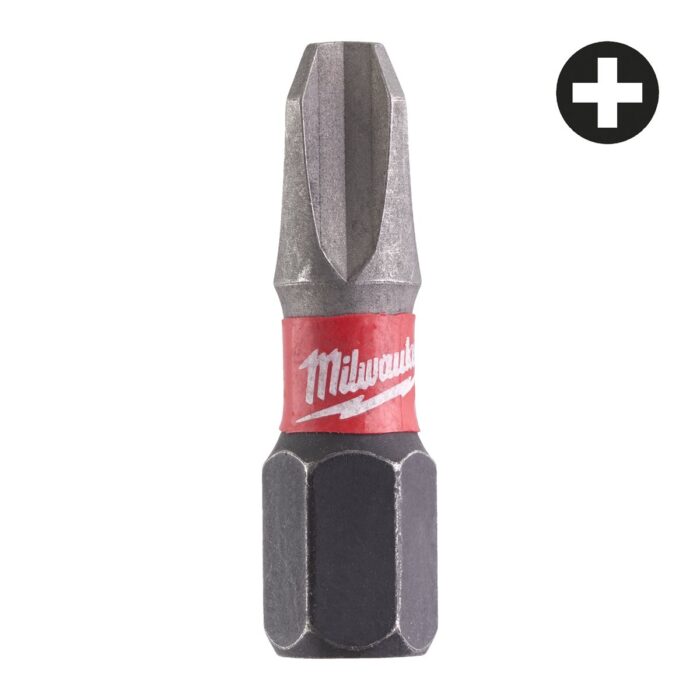 Punta shockwave 25mm. PH3 2 uds. Milwaukee