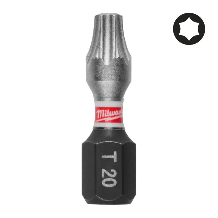 Cajita Shockwave Tx20 x25mm (25uds) Milwaukee