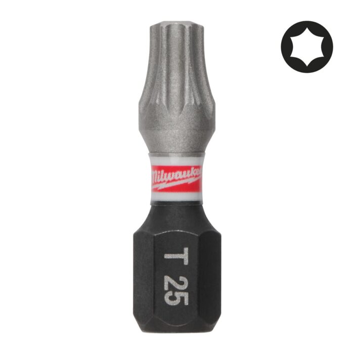 Cajita Shockwave Tx25 x25mm (25uds) Milwaukee