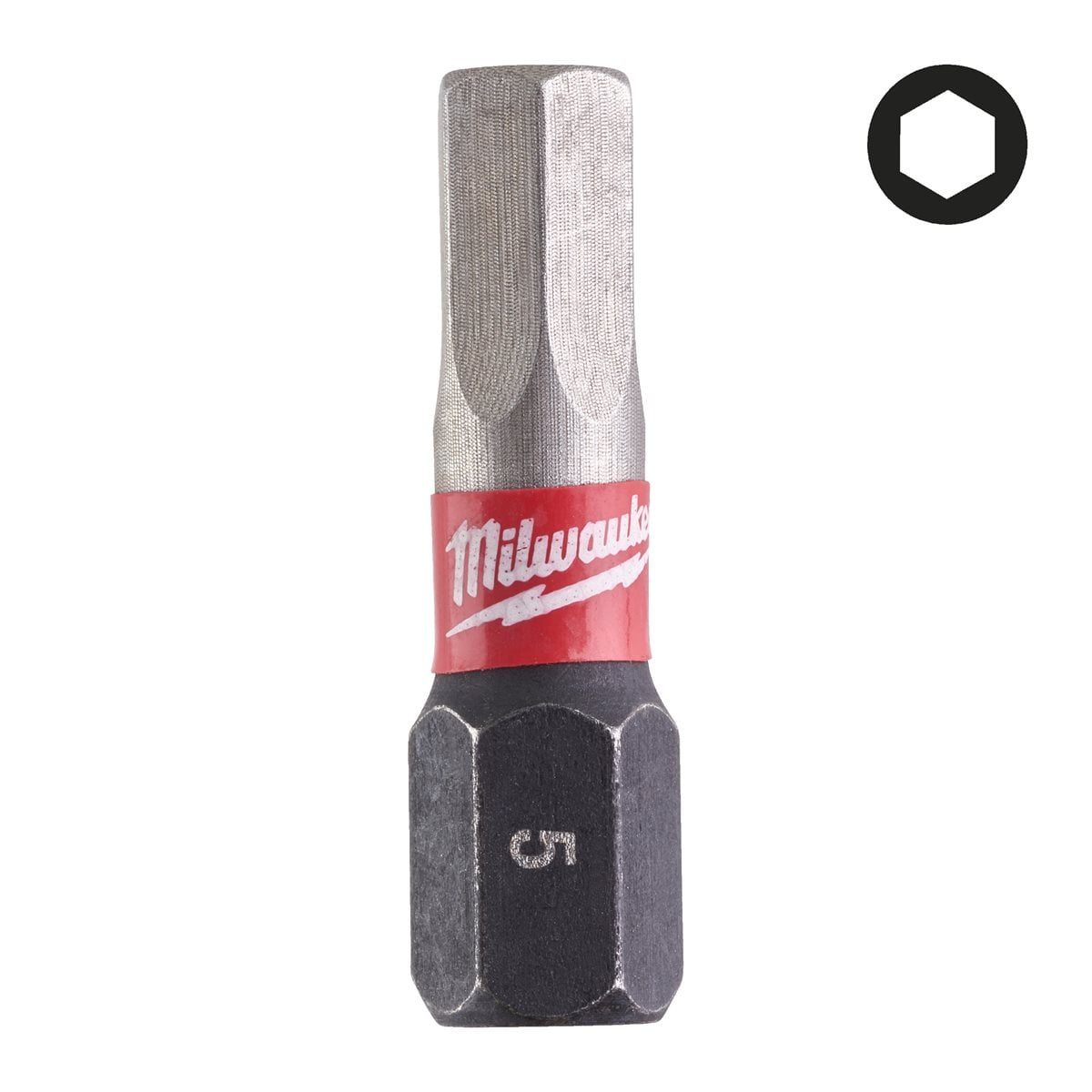Punta shockwave hex 5x25mm (blister 2ud.) Milwaukee