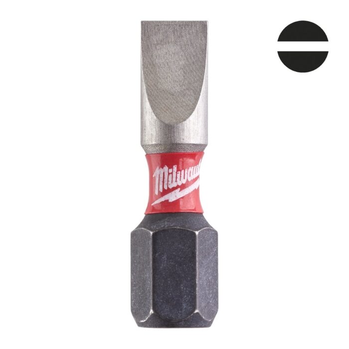 Puntas planas shockwave sl 5.5x25mm. 2pcs Milwaukee