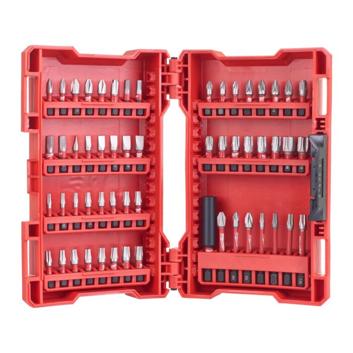 Estuche 56 puntas shockwave Milwaukee