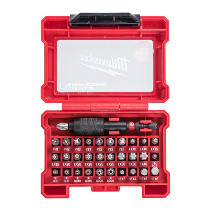 Estuche de 32 piezas Shockwave Milwaukee