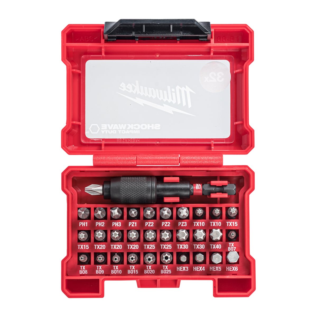 Estuche de 32 piezas Shockwave Milwaukee