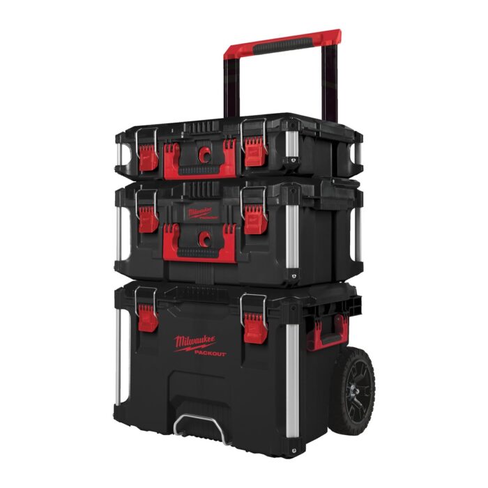 Conjunto PACKOUT™ baúl y 2 maletas Milwaukee