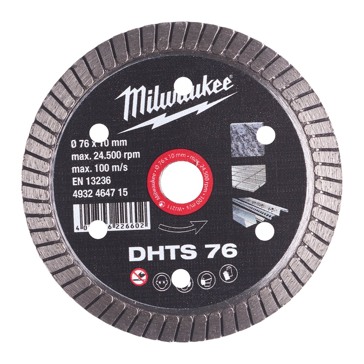 Disco de diamante de 76mm Milwaukee