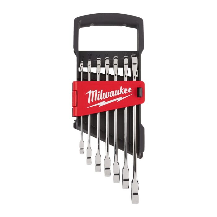 Juego de 7 llaves combinadas MAX BITE™ con carraca Milwaukee