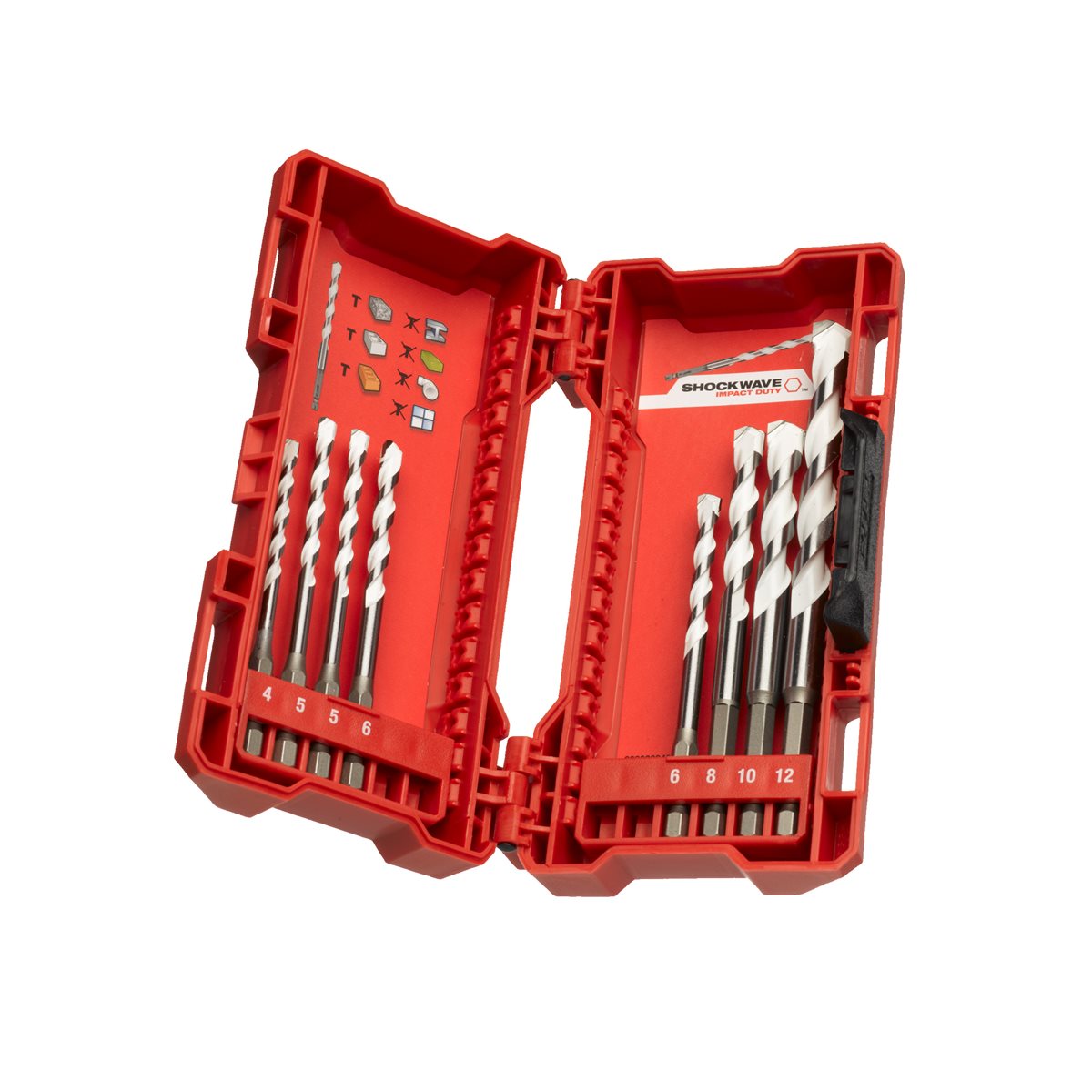 Estuche 8 brocas multimaterial Milwaukee