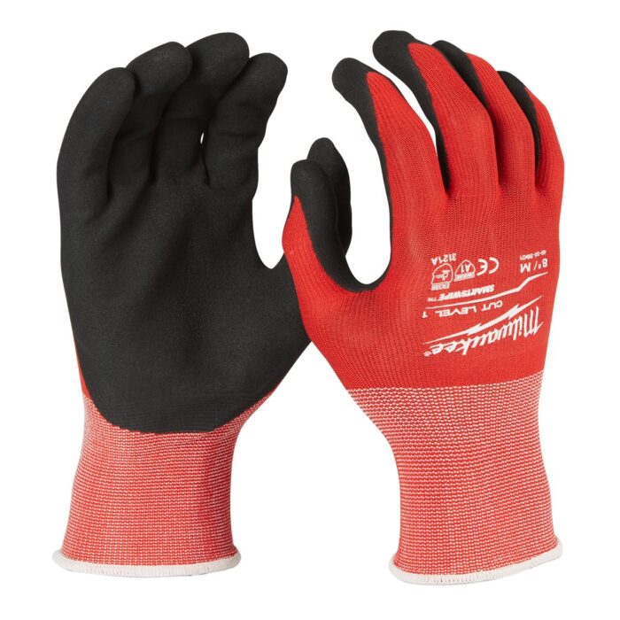 Guantes anticorte nitrilo nivel A - M / 8 - 1 par Milwaukee