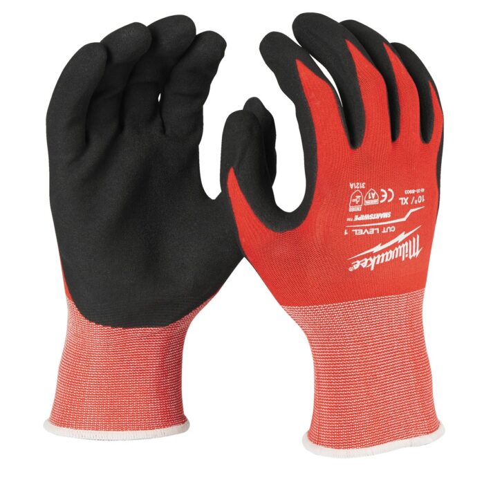 Guantes anticorte nitrilo nivel A - XL / 10 - 1 par Milwaukee