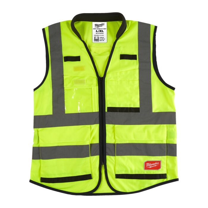 Chaleco alta visibilidad premium Amarillo - L / XL - 1 ud Milwaukee